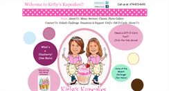 Desktop Screenshot of kirbyskupcakes.com